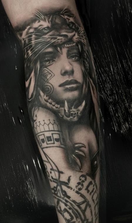 tattoos/ - Aztec Priestess - 126299